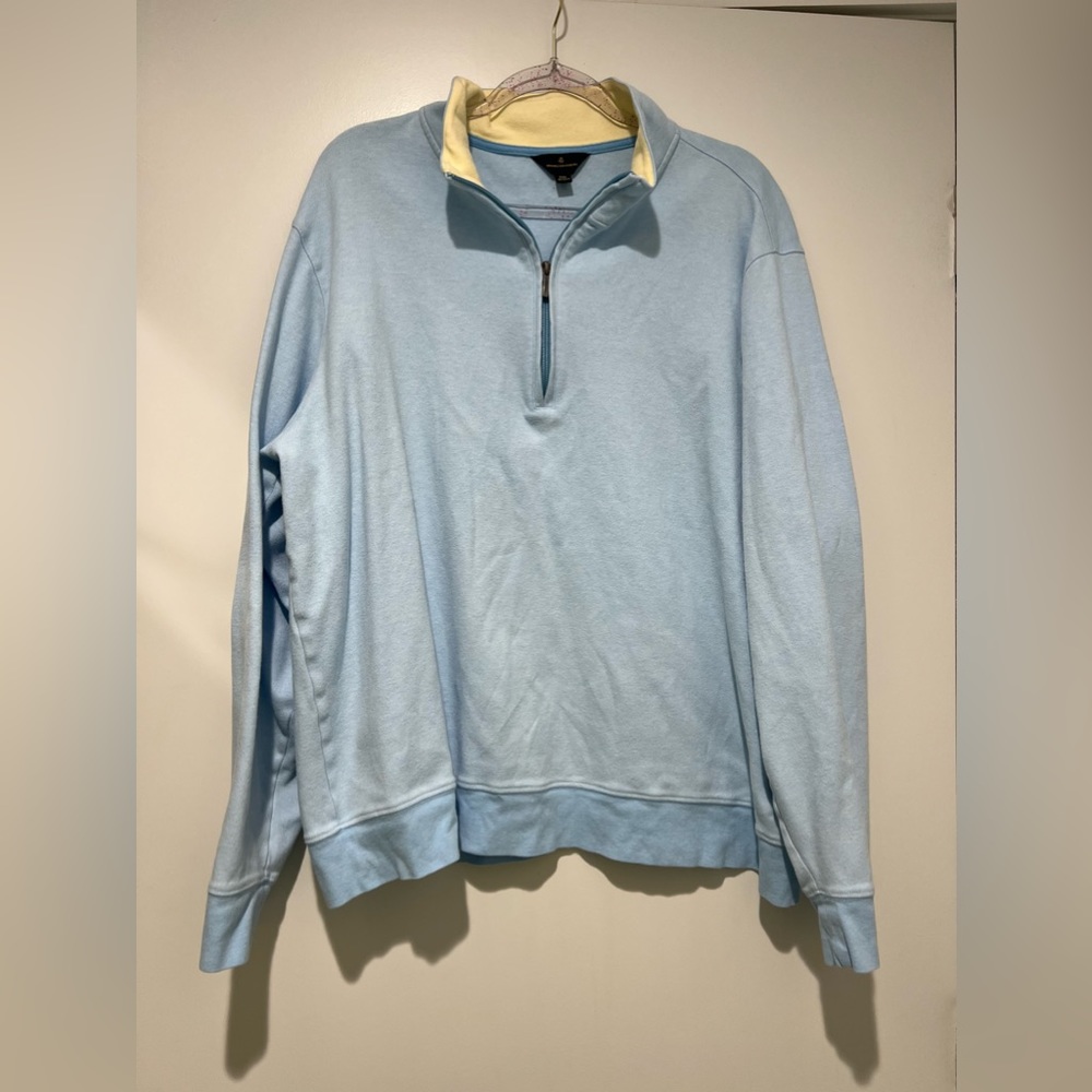 Brooks Brothers Men's Quarter Zip Pullover